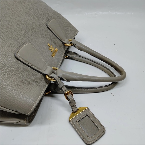 Prada Napa Leather Tote – Taupe - Picture 2 of 7